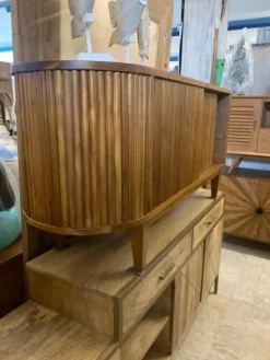 Porta tv per il living modello Mobile porta tv teak 150 di scontato^Outlet Etnico