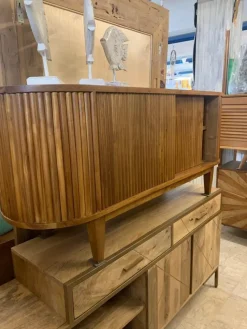 Porta tv per il living modello Mobile porta tv teak 150 di scontato^Outlet Etnico