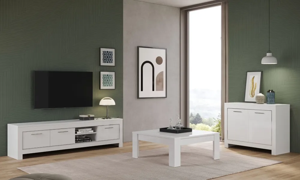 Artigianale Porta tv per la zona giorno modello Porta tv modena di scontato- Porta Tv