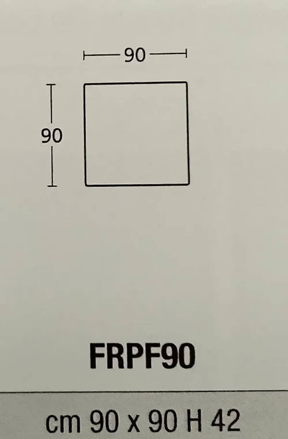 Pouf in tessuto Frank a marchio a prezzo scontato^Le Comfort Clearance