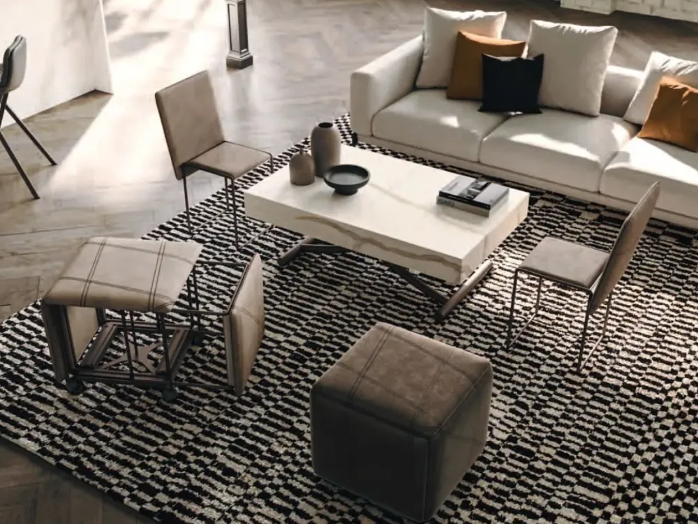 Ozzio Pouf moderno modello Cubix in Offerta Outlet- Pouf