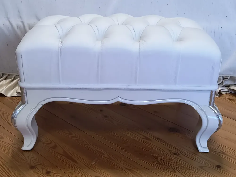 Mobilificio Bellutti Pouf provenzale modello Milano roma a prezzo Outlet- Pouf