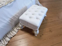 Mobilificio Bellutti Pouf provenzale modello Milano roma a prezzo Outlet- Pouf