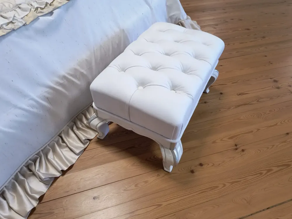 Mobilificio Bellutti Pouf provenzale modello Milano roma a prezzo Outlet- Pouf