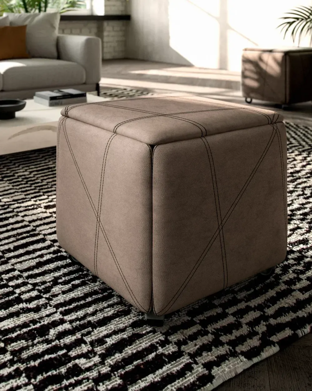Ozzio Pouf senza letto Cubix a prezzi convenienti- Pouf