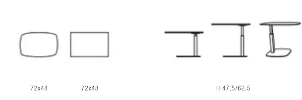 Sale Prezzi ribassati per il tavolino design Servus di Tavolini