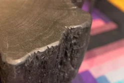 Artigianale Prezzi ribassati per il tavolino design N. 1 tavolino legno massello sezione originale tronco di- Tavolini