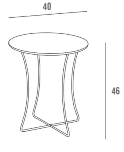 Online Prezzi ribassati per il tavolino moderno Mia di Tavolini
