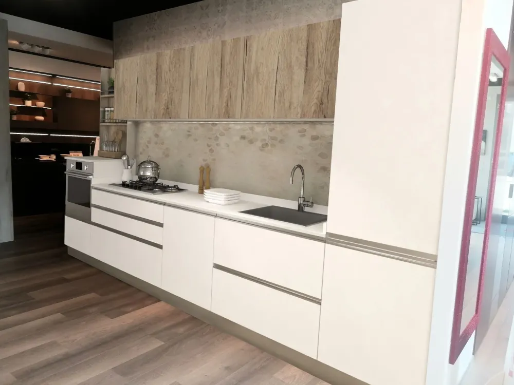 Online Progetta la tua cucina bianca moderna lineare Start con ! Cucine Lineari|Cucine Moderne
