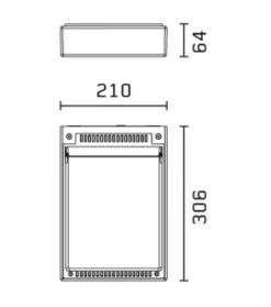 Flos Progetta l'interno con la lampada da parete Fort Knox , sconto esclusivo!- Applique Da Parete