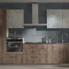 Arrex Progettista interni: Composizione 330-02 moderna e lineare, scontata. Colori unici!- Cucine Lineari|Cucine Moderne
