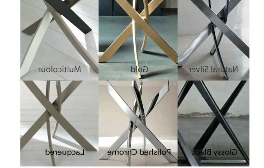 Discount Progettista interni: Tavolo Barone in vetro ellittico, offerta outlet. Tavoli