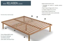New Rete letto modello Relaxben  di in offerta Reti Letto