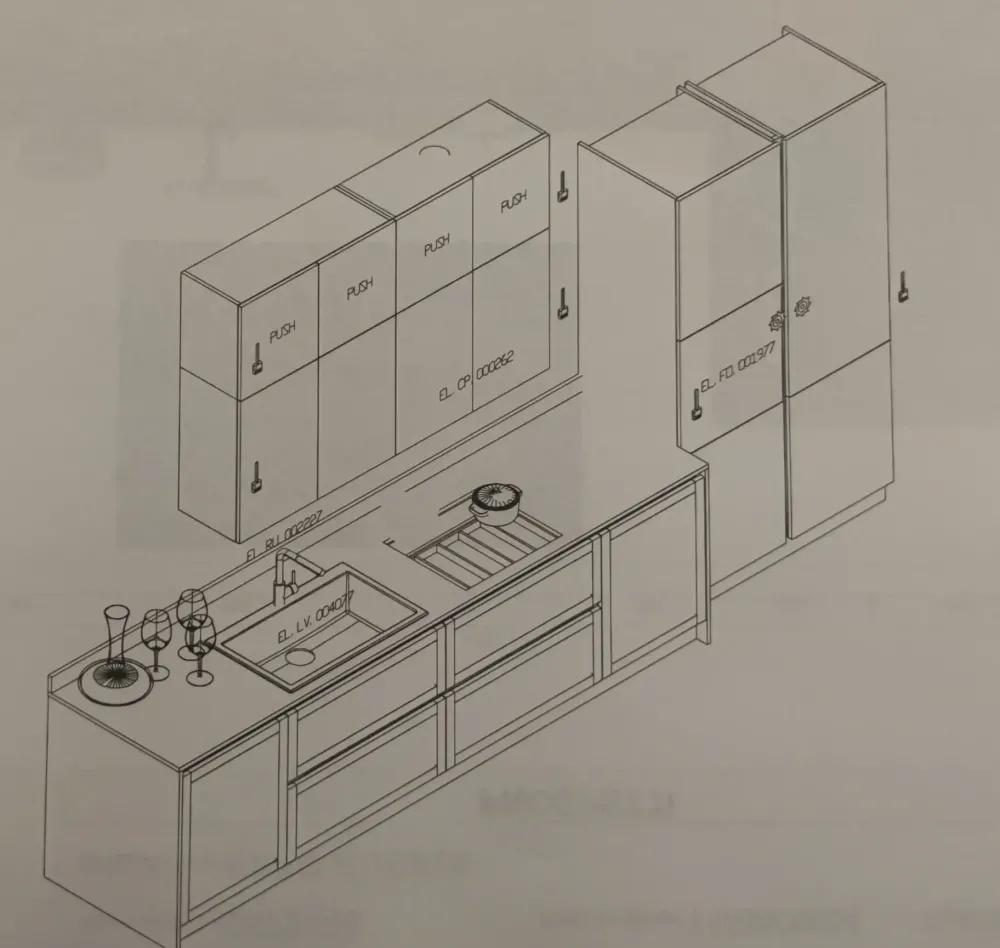 Richiedi il prezzo: cucina rovere moro moderna Colombini artec lungomare man up78 di scontata^Colombini Casa Hot
