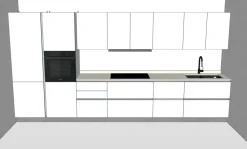 Veneta Cucine Richiedi il prezzo: cucina altri colori moderna Ri-flex 05 di scontata- Cucine Lineari|Cucine Moderne