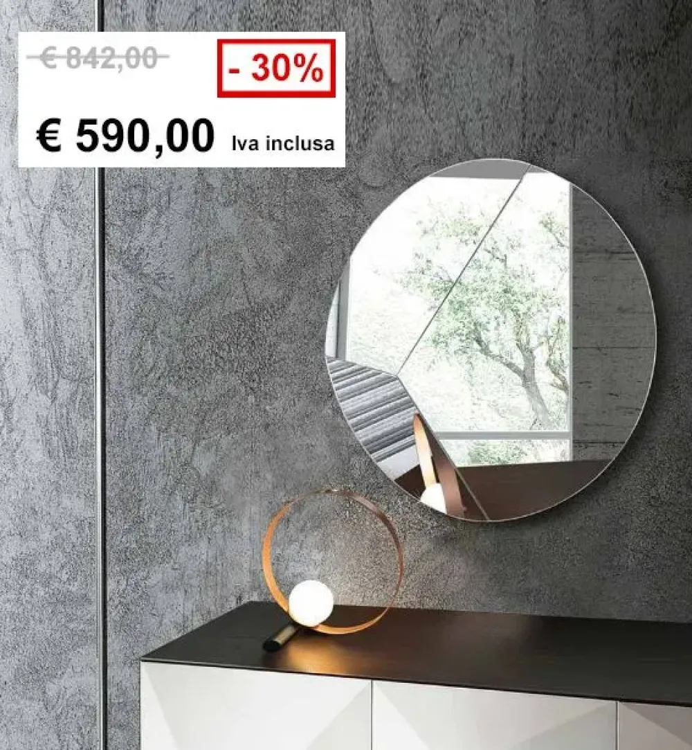 Riflessi : Specchio Circle SCONTATO. Affrettati!- Specchiere