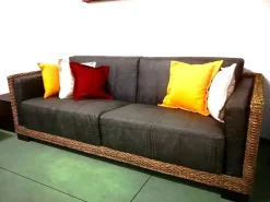 Smania Ronny pelle in poliuretano   a prezzo scontato- Divani