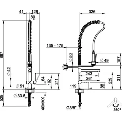 Gessi Rubinetteria bagno modello Oxygene ht a marchio con forte sconto- Rubinetteria Bagno