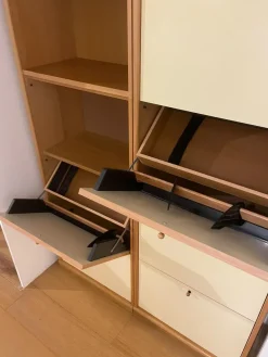 Artigianale Scarpiera in melaminico Elite di con forte sconto- Scarpiere