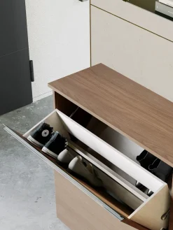 Birex Scarpiera in melaminico Minima di a prezzi outlet- Scarpiere