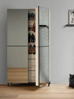 Scarpiera in specchio Linear di con forte sconto Scarpiere