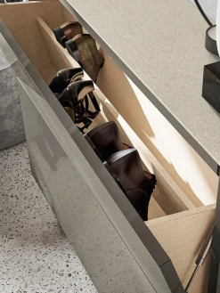 Scarpiera modello Hosoi di in melaminico a prezzo scontato^Birex Hot