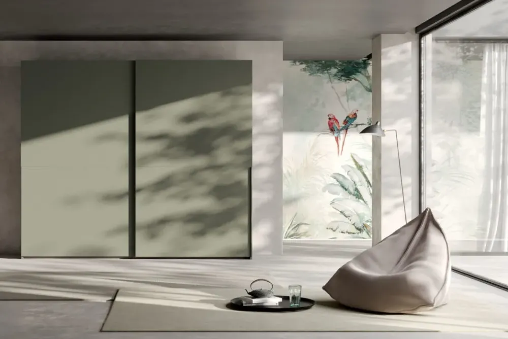 Scontato del 40%! Armadio scorrevole con ante riga. Acquista ora!^Collezione esclusiva Discount