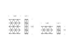 Tonin Casa Scopri Castle: libreria in legno scontata -30%! Ottieni un arredo di qualità a prezzo scontato.- Librerie