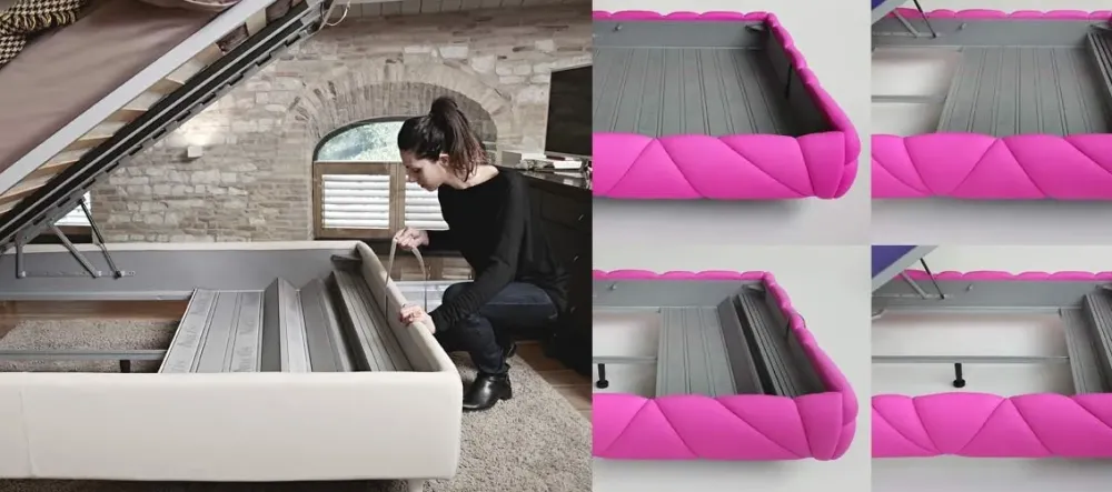 Outlet Scopri il Letto moderno Marvin con uno sconto del 30%! Letti