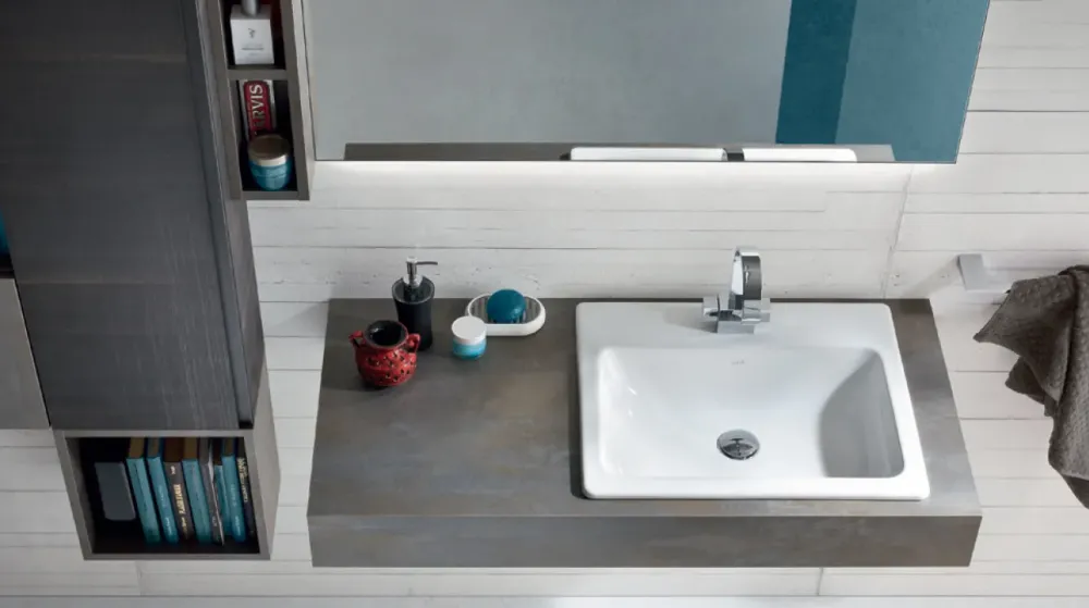 Compab Scopri il Mobile Bagno Bg10 SCONTATO su Outlet! Prezzi imbattibili!- Mobili Bagno Sospeso