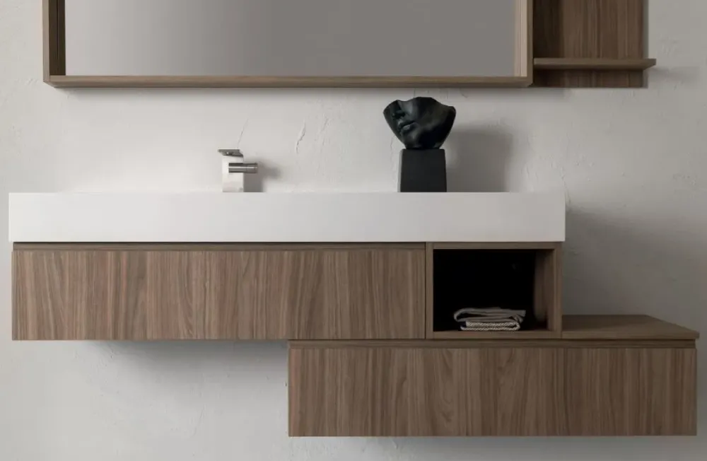 Compab Scopri il Mobile per Bagno Composizione bg010 a prezzi vantaggiosi! Ottimo rapporto qualità-prezzo!- Mobili Bagno Sospeso
