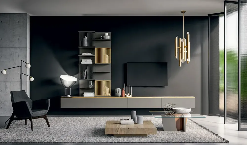 Scopri il prezzo speciale della parete attrezzata Slim up 09 di !^Dall'Agnese Discount