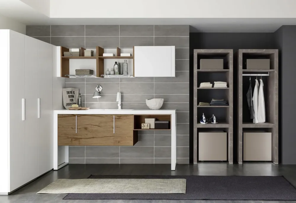 Baxar Scopri il sistema Laundry C1 : mobile da bagno a prezzi outlet!- Mobili Bagno A Terra