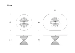 Scopri il tavolino moderno Ariel di , ora a prezzo scontato! Una soluzione di design unica per la tua casa.^Tonin Casa Best
