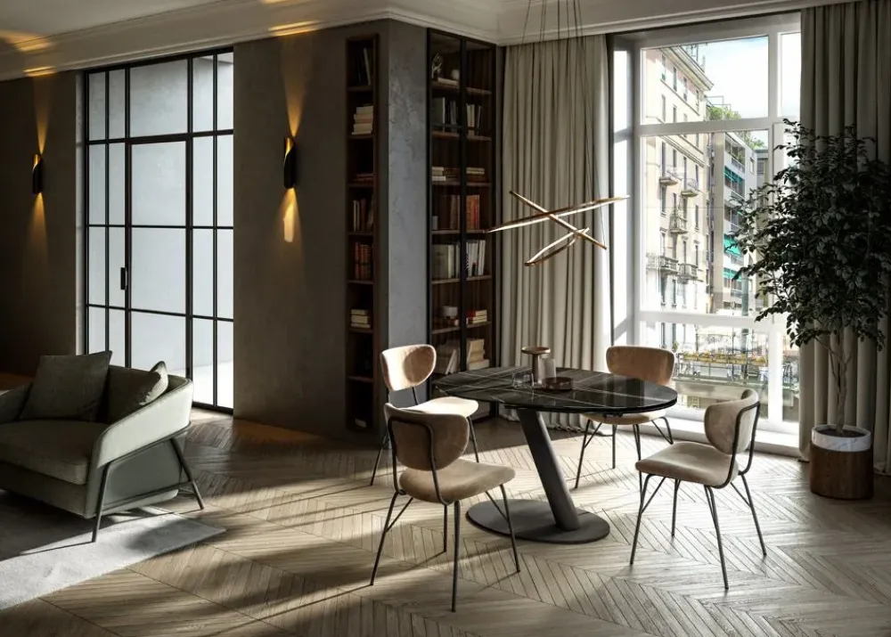 Ozzio Scopri il Tavolo in Ceramica Ovale One a prezzo scontato!- Tavoli