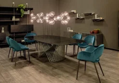 Tonin Casa Scopri il Tavolo in Vetro Rettangolare Tenso a prezzo scontato! Acquista ora!- Tavoli