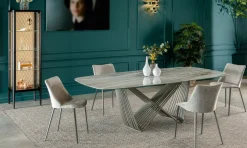 Tonin Casa Scopri il Tavolo in Vetro Rettangolare Tenso a prezzo scontato! Acquista ora!- Tavoli