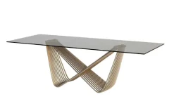 Tonin Casa Scopri il Tavolo in Vetro Rettangolare Tenso a prezzo scontato! Acquista ora!- Tavoli