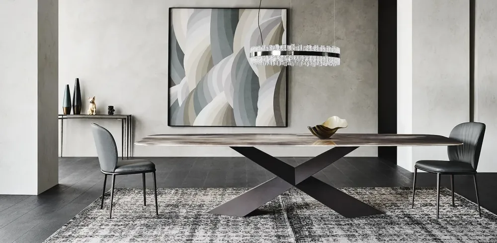 Scopri il Tavolo Tyron Crystalart di a prezzo speciale!^Cattelan Italia Online