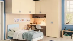 ZG Mobili Scopri la Cameretta con ponte FA16 di . Letto a ponte in offerta!- Camerette