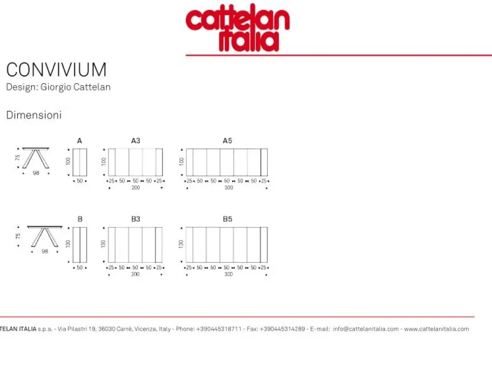 Scopri la consolle Convivum con forte sconto^Cattelan Italia Clearance