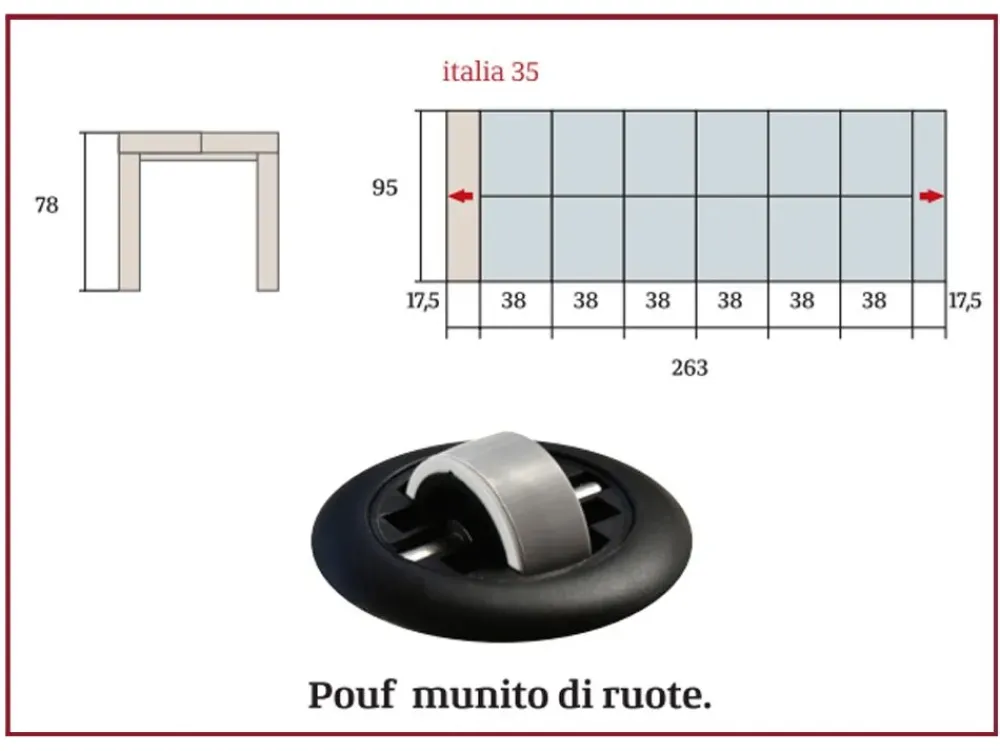 Artigianmobili Scopri la consolle Italia 35 con forte sconto- Consolle
