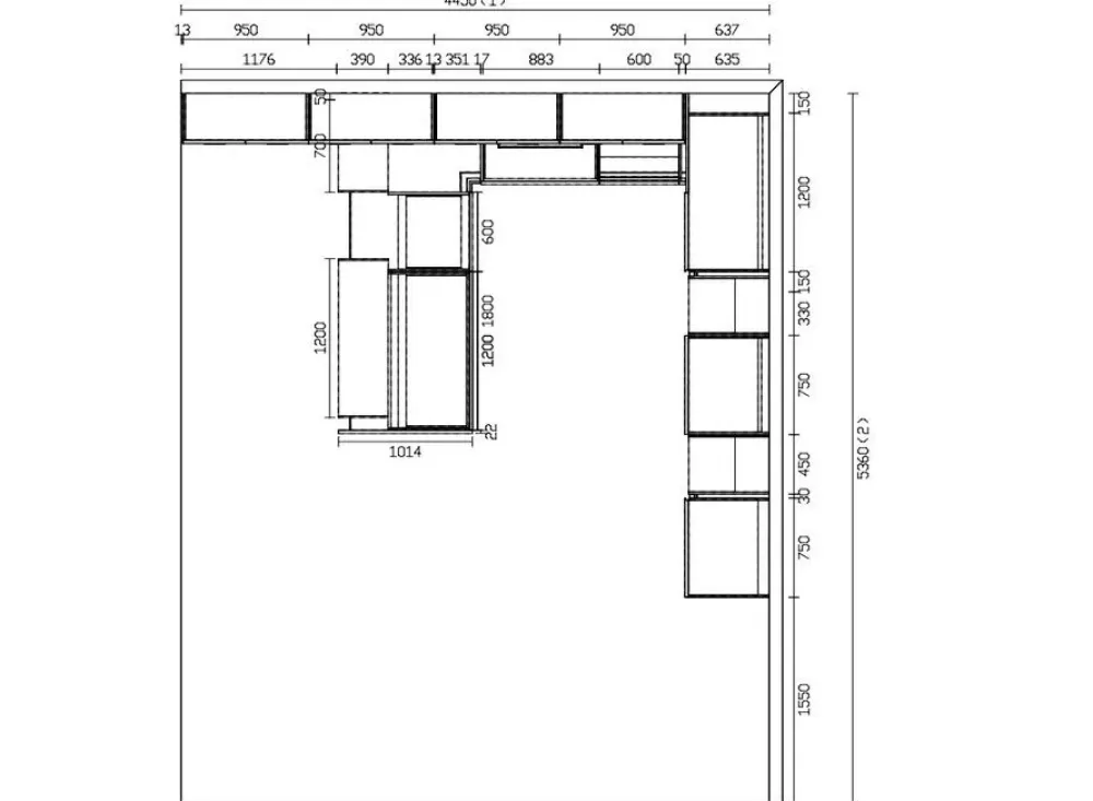 Scopri la cucina Atelier moderna in altri colori con penisola Aster scontata del 60%!^Aster cucine Best