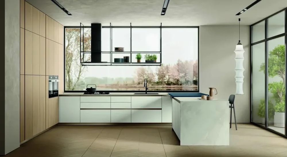 Scopri la cucina Lungomare compo 10 di in OFFERTA OUTLET Cucine Con Penisola|Cucine Moderne