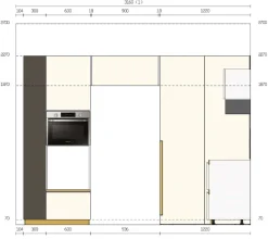 Scopri la cucina moderna ad isola Delinea di a prezzo scontato!^Scavolini Best