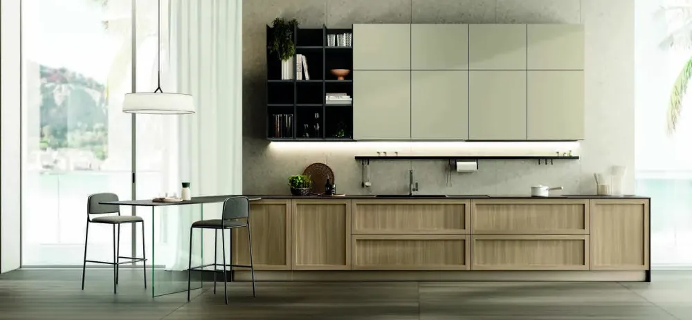 Hot Scopri la cucina Penta / lungomare compo 12 di in OFFERTA OUTLET Cucine Lineari|Cucine Moderne