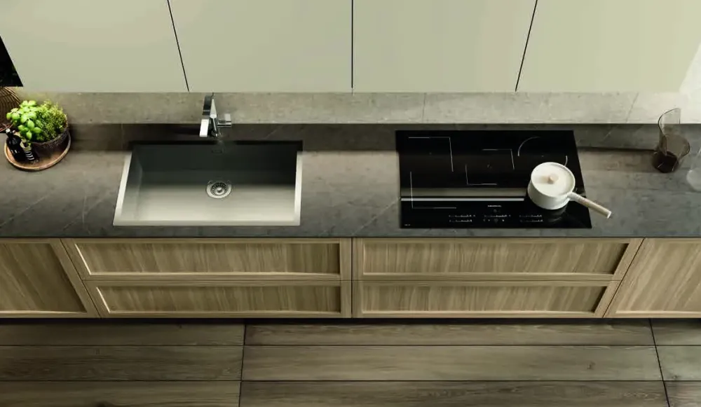 Hot Scopri la cucina Penta / lungomare compo 12 di in OFFERTA OUTLET Cucine Lineari|Cucine Moderne