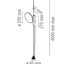 Scopri la lampada a sospensione Ok al prezzo scontato! Un must-have per arredare con stile.^Flos New