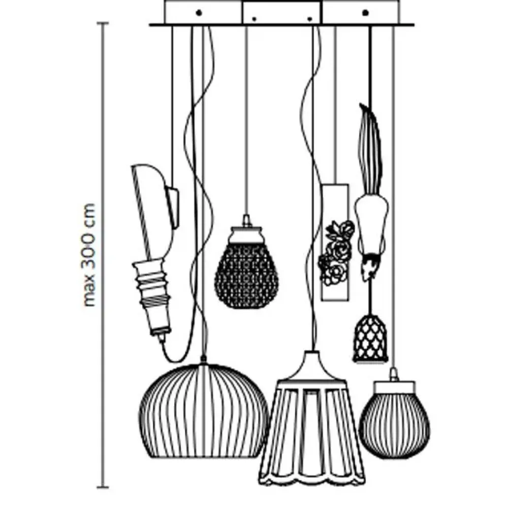 Karman Scopri la Lampada a Sospensione Composizione o50 a prezzo scontato!- Lampade A Sospensione