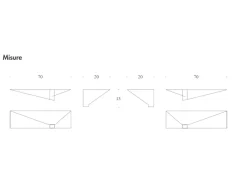 Scopri la Mensola in metallo a prezzo Outlet su Albatros! Ottima qualità a un prezzo imbattibile!^Tonin Casa